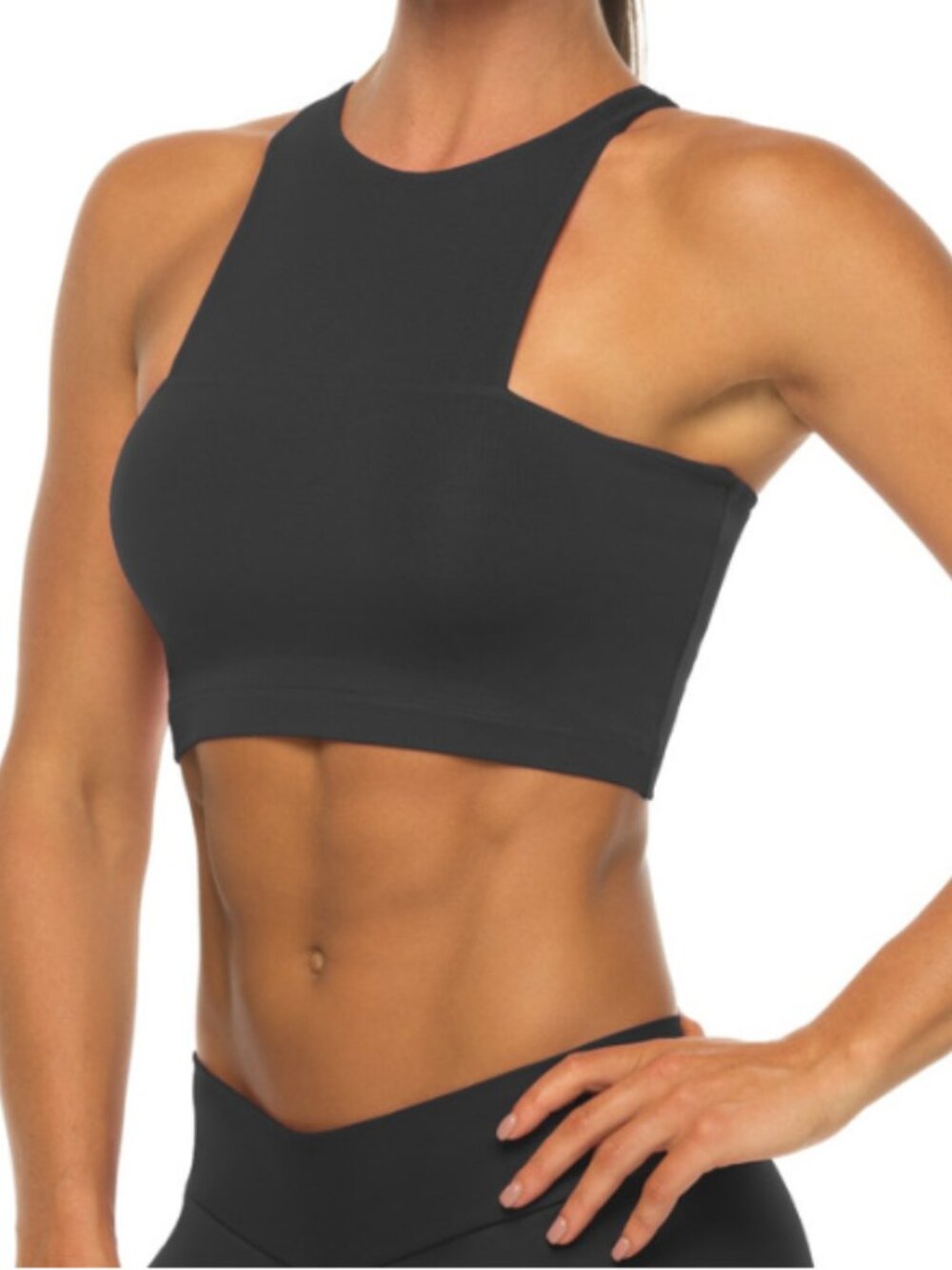 Elisabetta Rogiani Couture Fitness Yasu Bra - Supplex ARMY GREEN